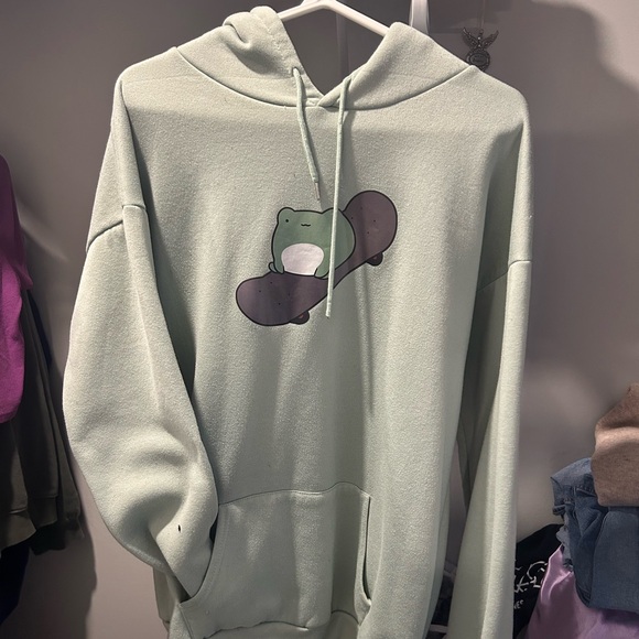 Frog skateboarding hoodie - Picture 1 of 1